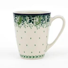 Kubek ceramiczny D60 0,65l <br> 2206X Zielone paprocie